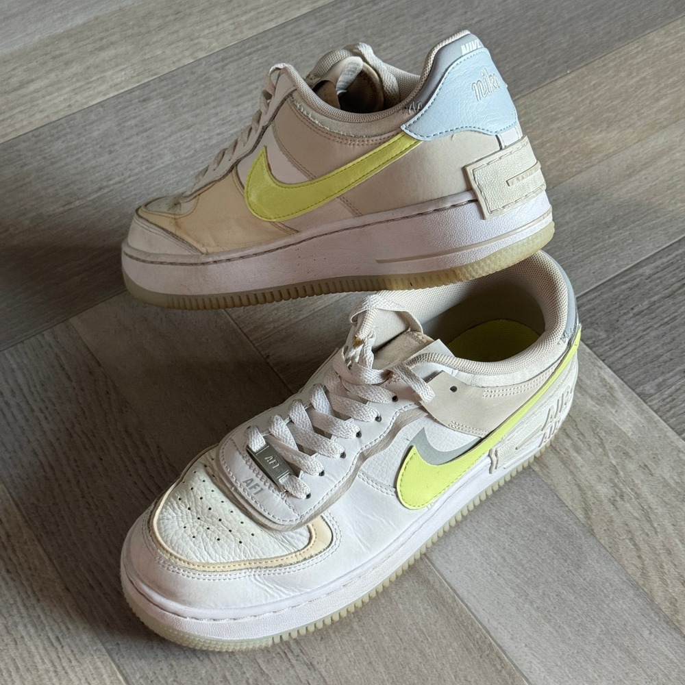 Nike Air Force 1 Shadow Sail Citron Tint FB7582-100 Womens 8.5 Sneaker Hypebeast
